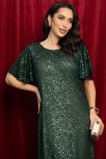 Платье праздничное Валерия (зеленое) П14450-39М LT Collection