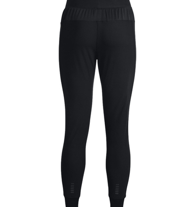 Женские теннисные брюки Under Armour Qualifier Run 2.0 Pants - black/reflective