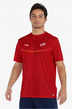 Мужская теннисная футболка Bullpadel Folco M - красный