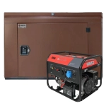 Бензиновый генератор FUBAG BS 9000 A ES с кожухом Geon 1200 RAL 8017