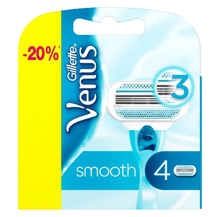 Сменные касеты Gillette Venus 4 шт