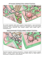 Платок «Яйцо Фаберже Ландыши» розовый