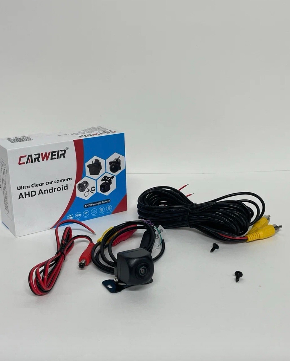 Камера заднего вида 661B Fisheye, 180 градусов, 12v, IP66, 720р, CARWEIR, широкоугольная камера, черный, CAM WW, TG (1 шт.)