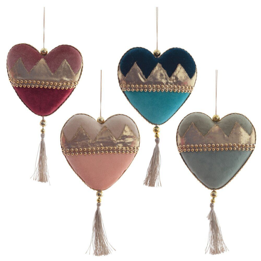 GAEM Украшение новогоднее "Сердце", L13 W3 H22 см, 4в.