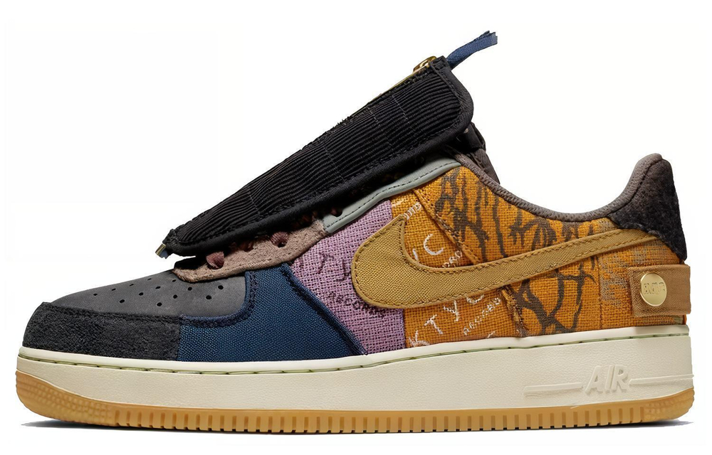 Кроссовки Travis Scott X Nike Air Force 1 Cactus Jack Ts