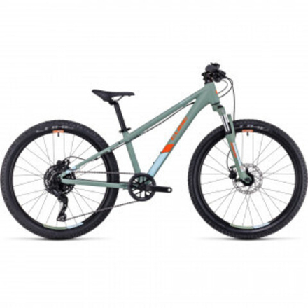 Велосипед CUBE 2023  Acid 240 Disc green´n´orange  24"