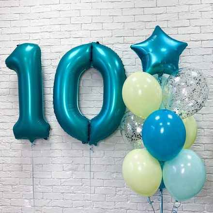 Композиция из воздушных шаров "Нежность"