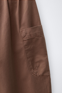 ZARA X PUKAS БРЮКИ КАРГО PUKAS SURF, КОРИЧНЕВЫЙ