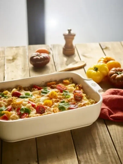 Peugeot Керамическое блюдо Appolia 36x22 см экрю