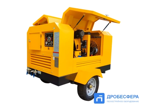 Дизельный винтовой компрессор Berg М-15-17 на шасси
