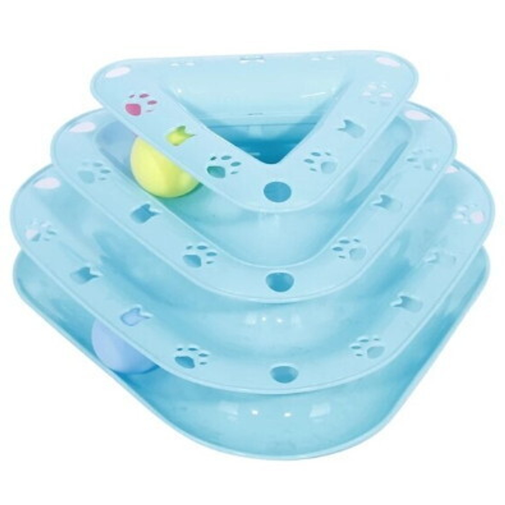 Игрушка для кошек интерактивная «Поймай меня!» 26*14см цвет голубой Ultramarine