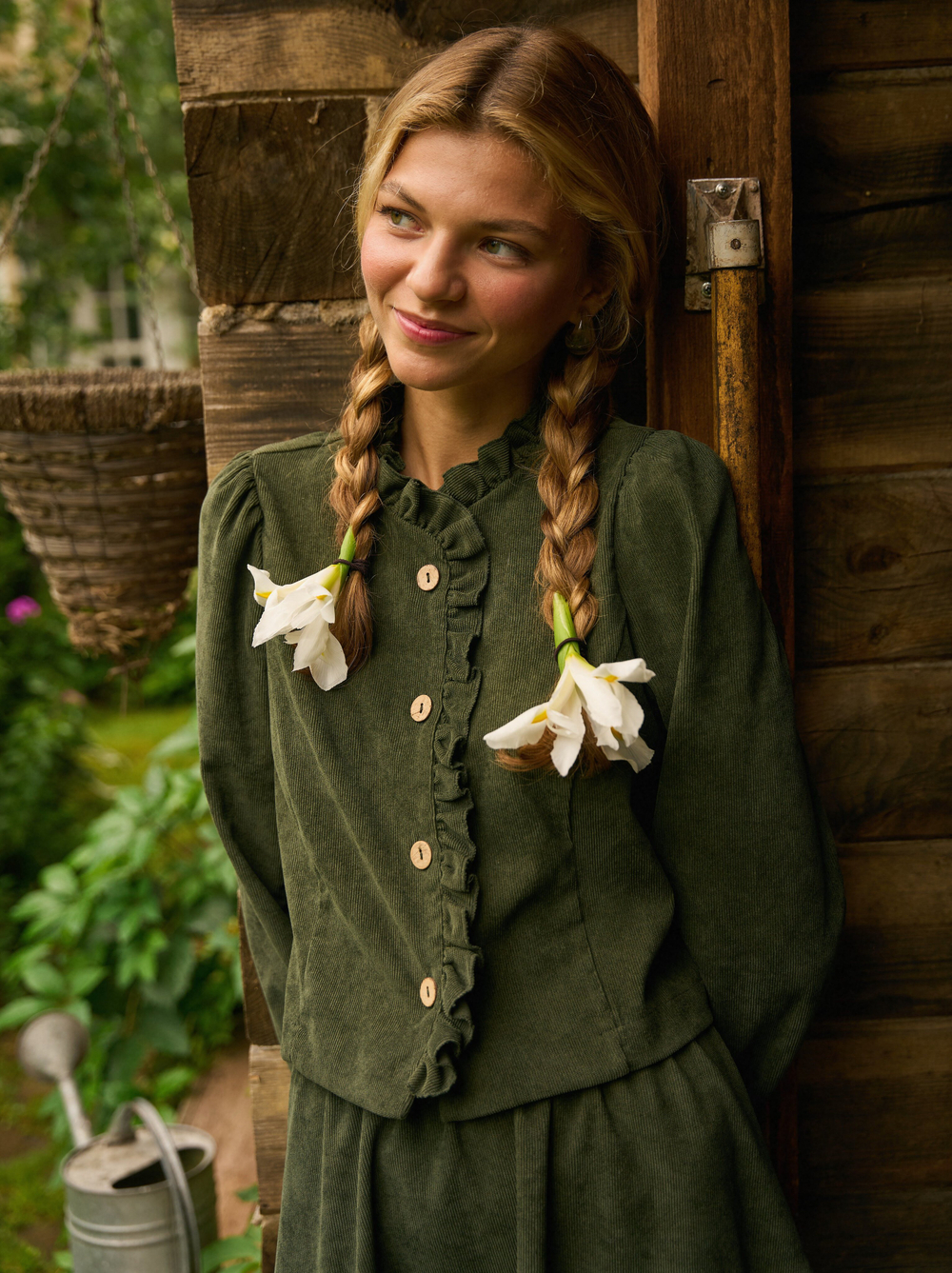 Жакет вельвет укороченный