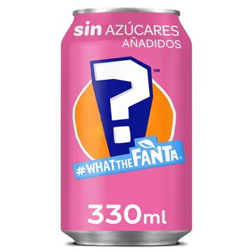 Газированный напиток Fanta WTF с секретным вкусом - синяя (без сахара), 330 мл (Испания)