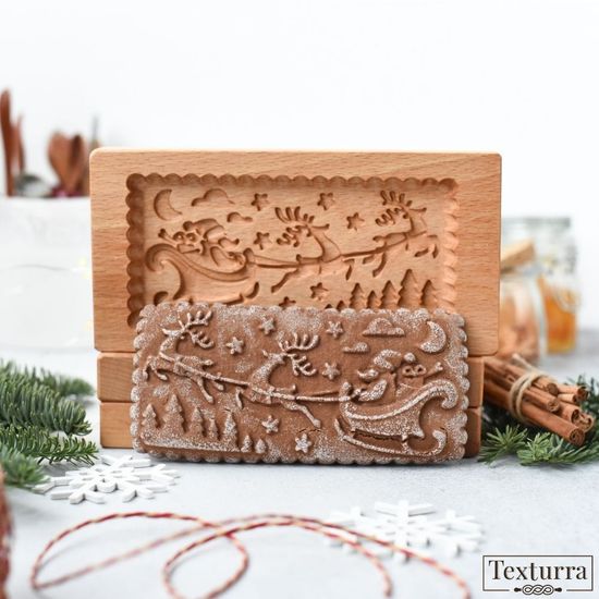 Пряничная форма Санта Клаус