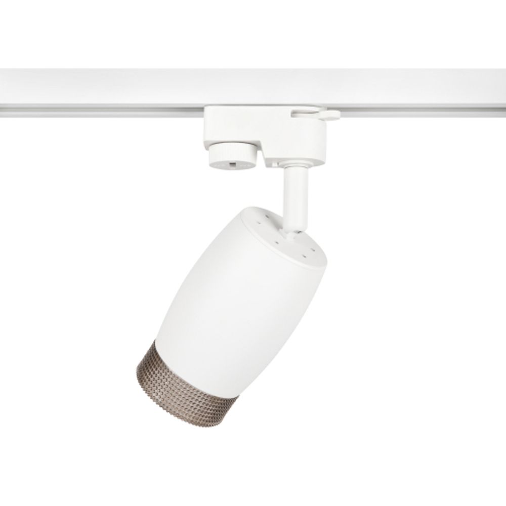 Трековый светильник однофазный ЭРА TR51-GU10 WH под лампу GU10 матовый белый
