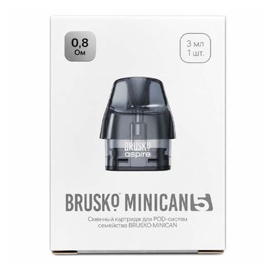 Картридж BRUSKO Minican 5 0.8 Ом (упаковка - 1 шт)