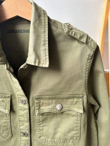 Хлопковая куртка-рубашка Zadig & Voltare, 128