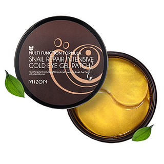 Mizon Патчи гидрогелевые с улиточным муцином - Snail repair intensive gold eye gel patch, 60шт