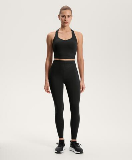 OYSHO Легинсы Compressive core control длиной до щиколотки с высокой посадкой, черный