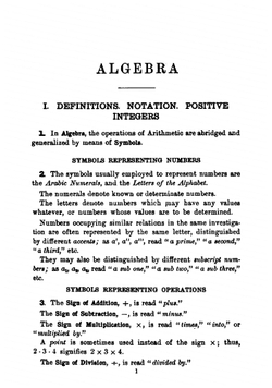Advanced course in algebra | Webster Wells