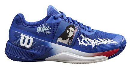 Теннисные кроссовки Wilson Rush Pro 4.0 Hope Paris - bluing/white/infrared