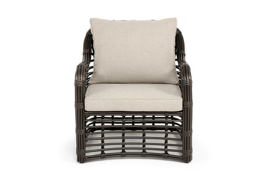 "Ницца" кресло из искусственного ротанга, цвет бронзовый