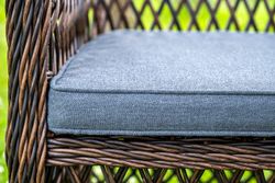 "Доппио" обеденная группа плетеная, цвет коричневый