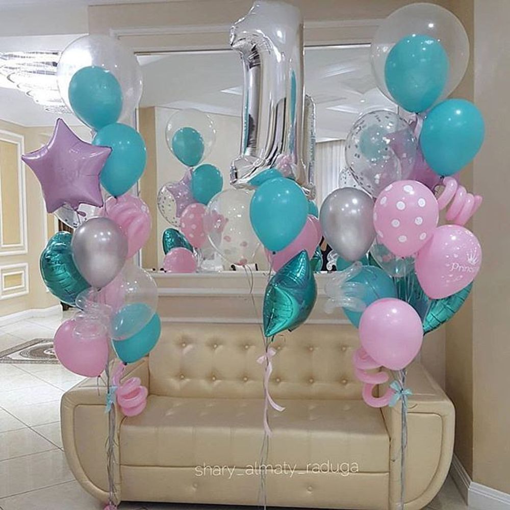 Шар (36''/91 см) Сфера 3D, Deco Bubble, Прозрачный, Кристалл, 1 шт. в упак.