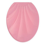 Крышка унитаза "РАКУШКА", розовый, РП-812