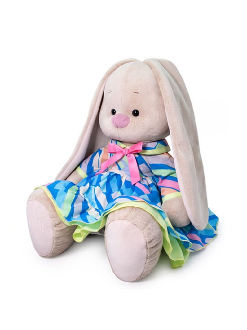 Мягкая игрушка Зайка Ми в платье 34см
