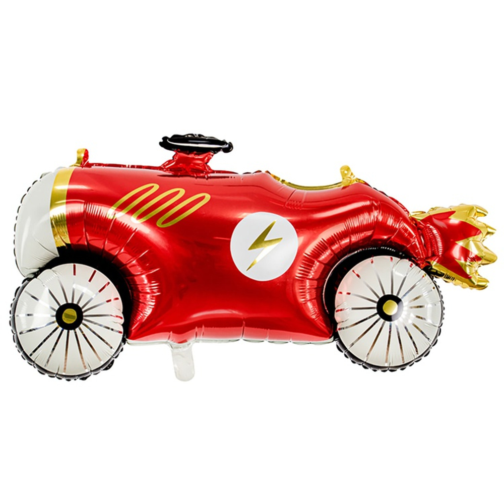 Шар (36''/91 см) Фигура, Гоночный спорткар, Красный