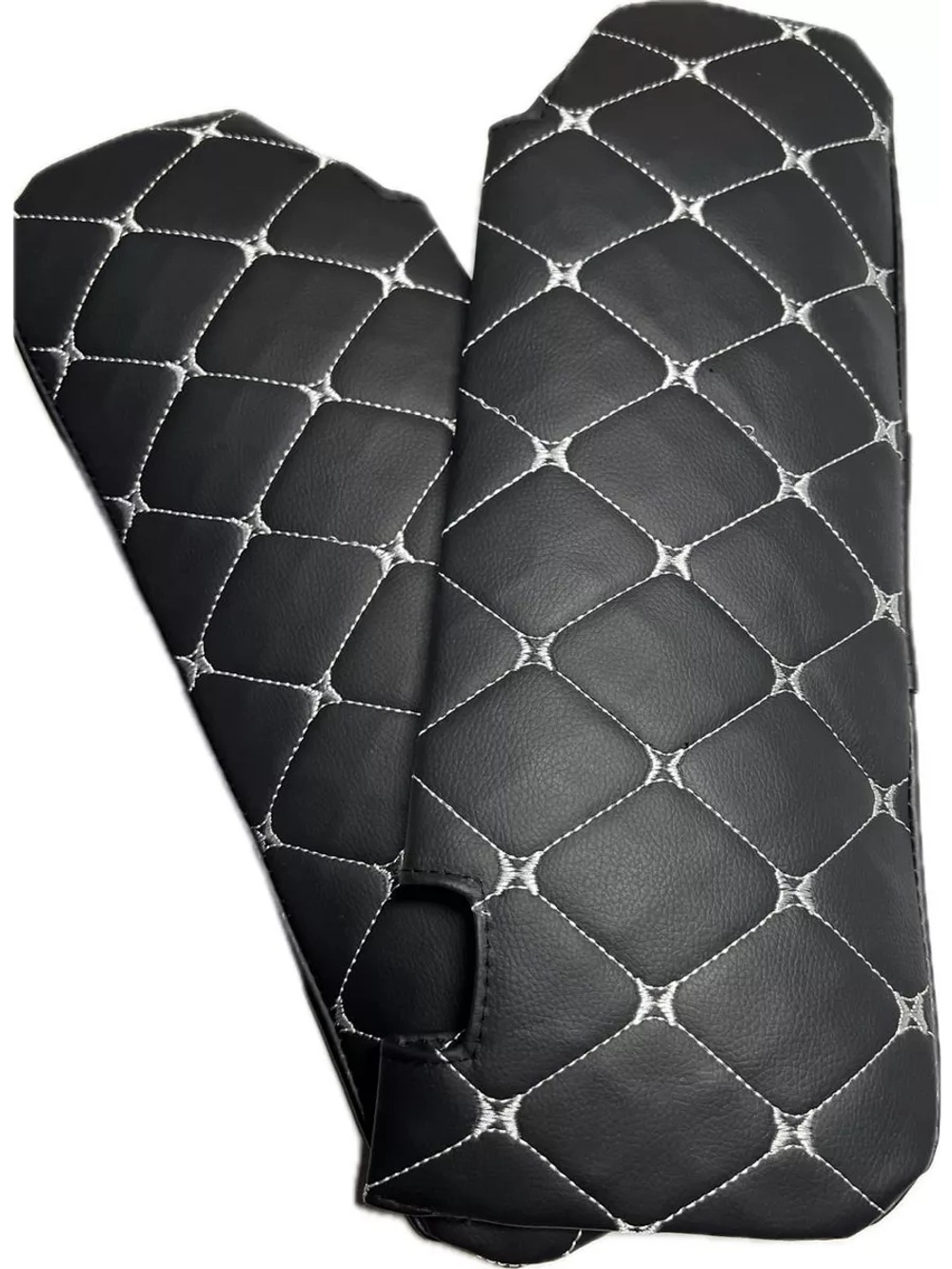 Чехлы на козырьки ЛадаЛаргус,РеноЛоган,Дастер(белая Бабочка)