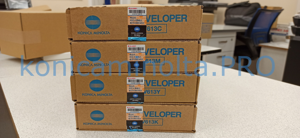 Девелопер DV-613Y Konica Minolta оригинальный A1DY700