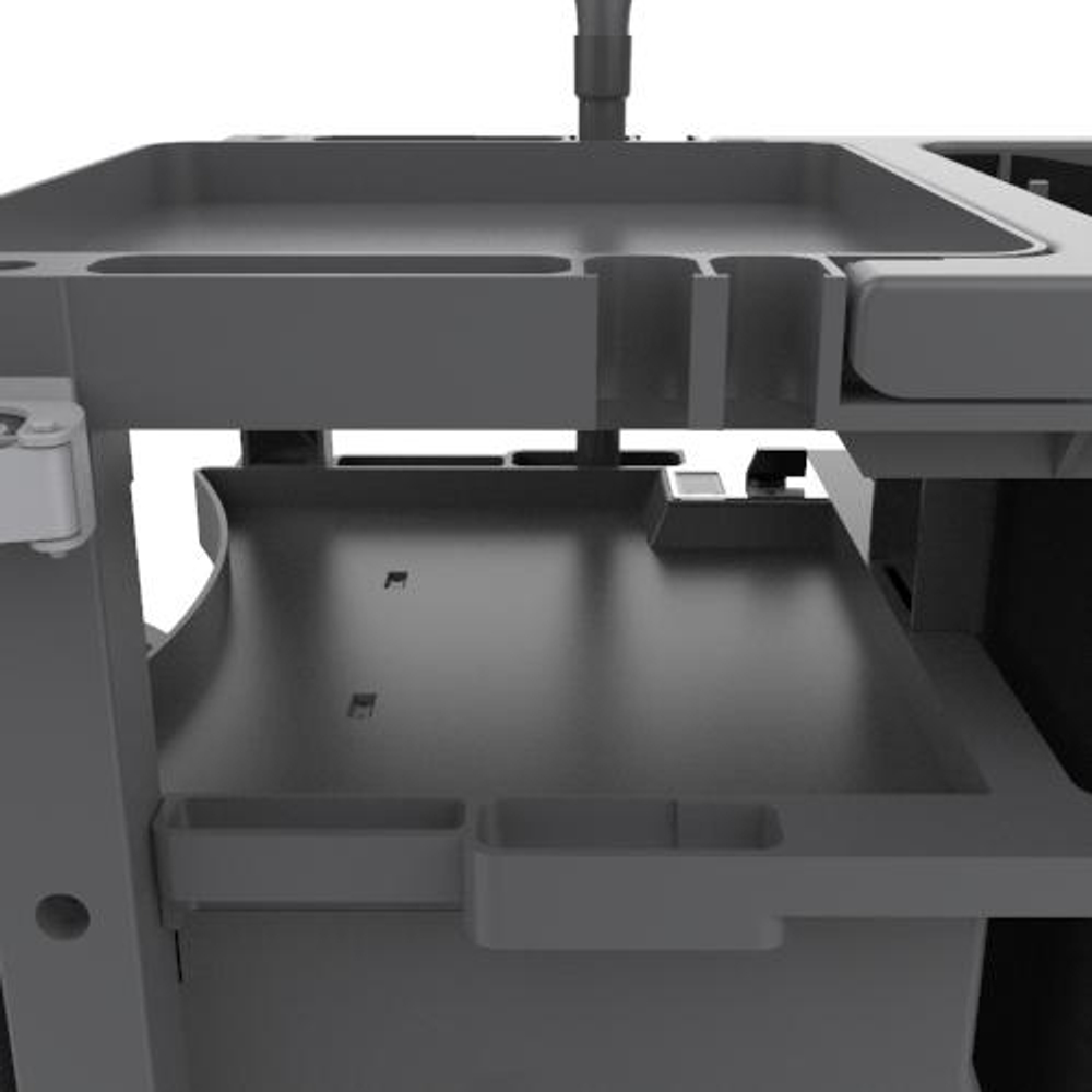 Многофункциональная уборочная тележка Vostok МТ40 (с литиевой АКБ) - 2х щетки