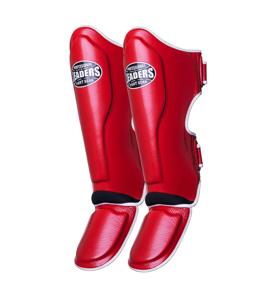 Защита голени LEADERS RD/WH