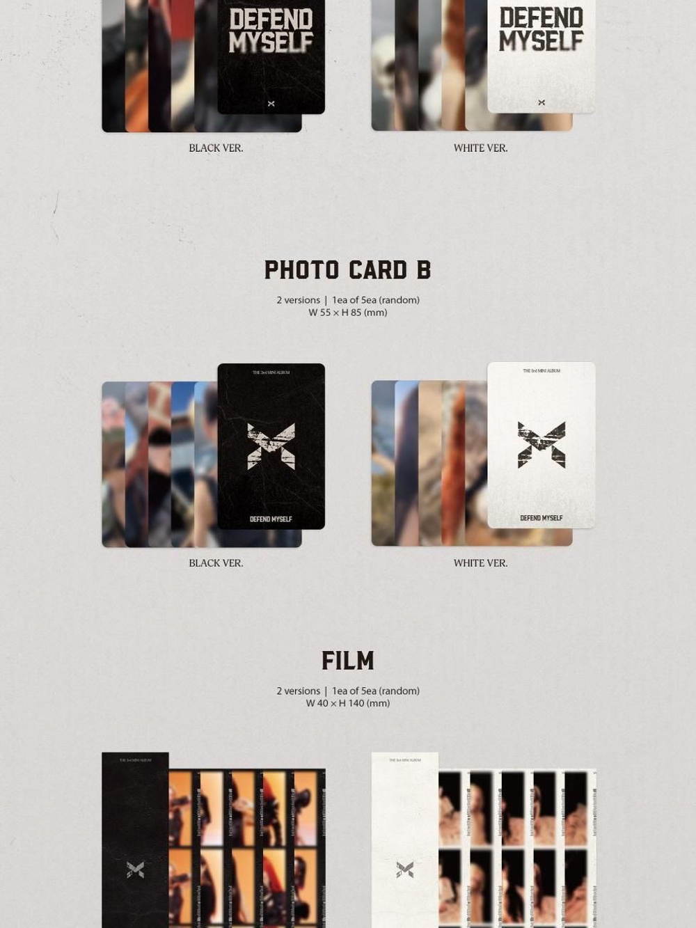 Альбом X:IN - DEFEND MYSELF 3rd Mini Album PHOTOBOOK PLATFORM RANDOM Version