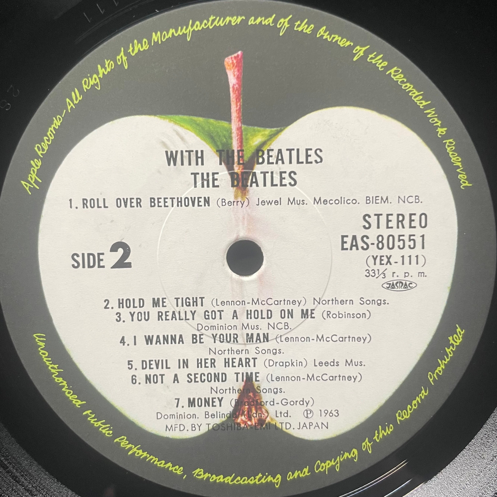 The Beatles ‎– With The Beatles (Япония 1976г.)