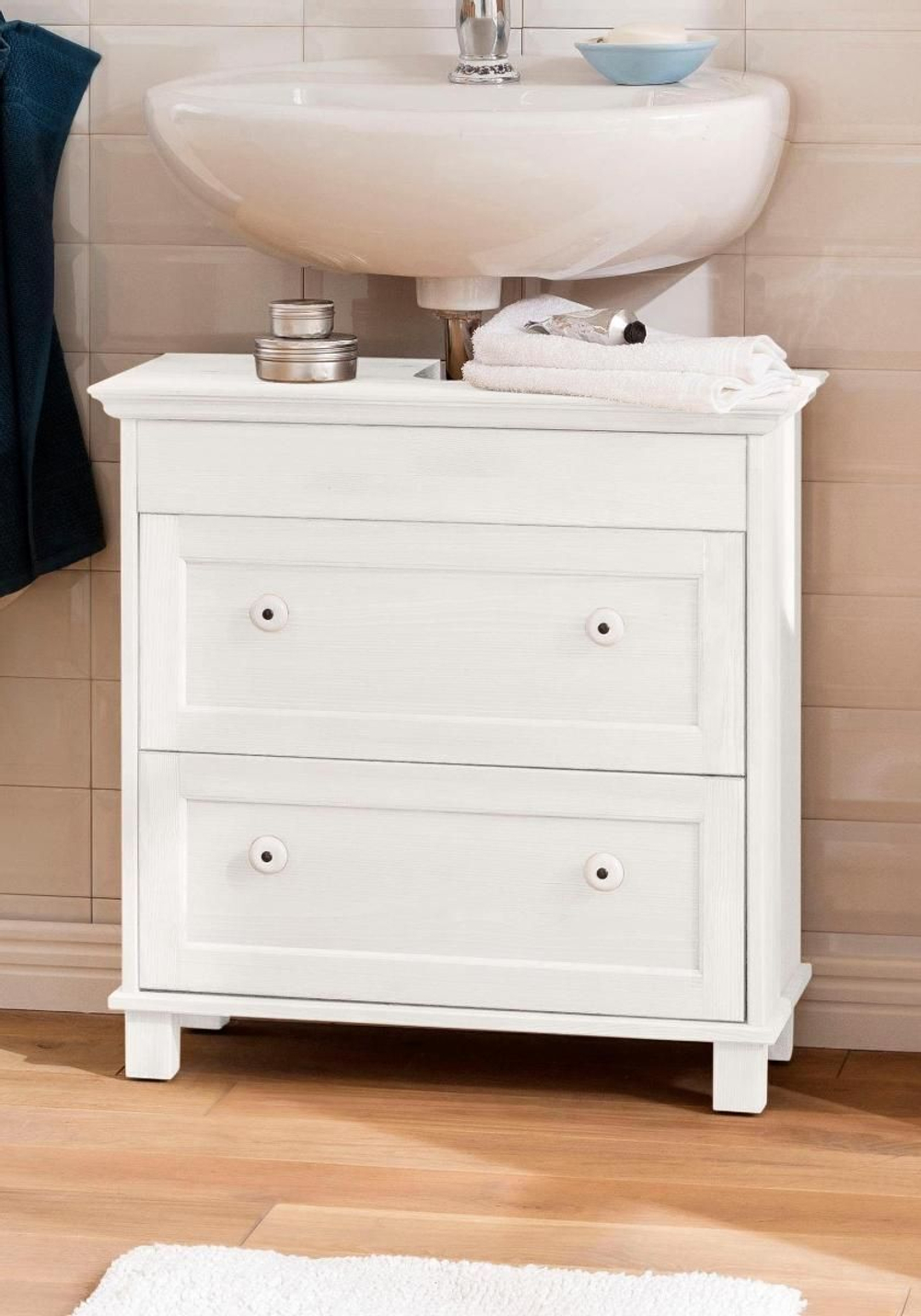 Тумба под раковину Тили из сосны, с ящиками