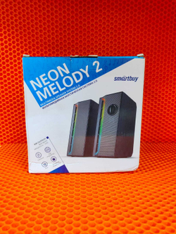Колонки 2.0 SmartBuy Neon Melody 2 черные