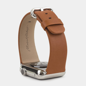 Ремешок для Apple Watch 40/41/42 mm из кожи теленка, коричневого цвета