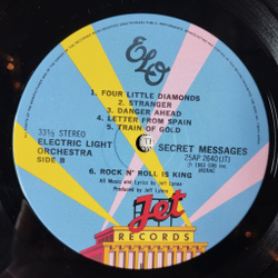 Винтажная виниловая пластинка LP Electric Light Orchestra ELO Secret Messages (Japan 1983) (No Obi)