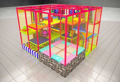 Детский игровой лабиринт «Крепость приключений»