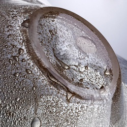 Ваза Cloyd BOYOMA Vase / шир. 46 см - сер. стекло (арт.50035)