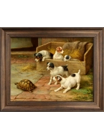 Картина интерьерная на холсте в раме 25*31 см