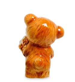 XA-506 Фигурка «Медвежонок с букетом»