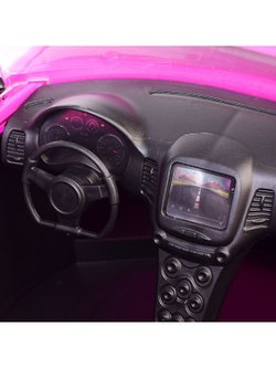 Игрушка Машина с куклой розовая (9010C)