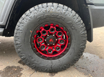Диск колёсный A716 R17 8,5 ЕТ0 Matte black & red face Agility force