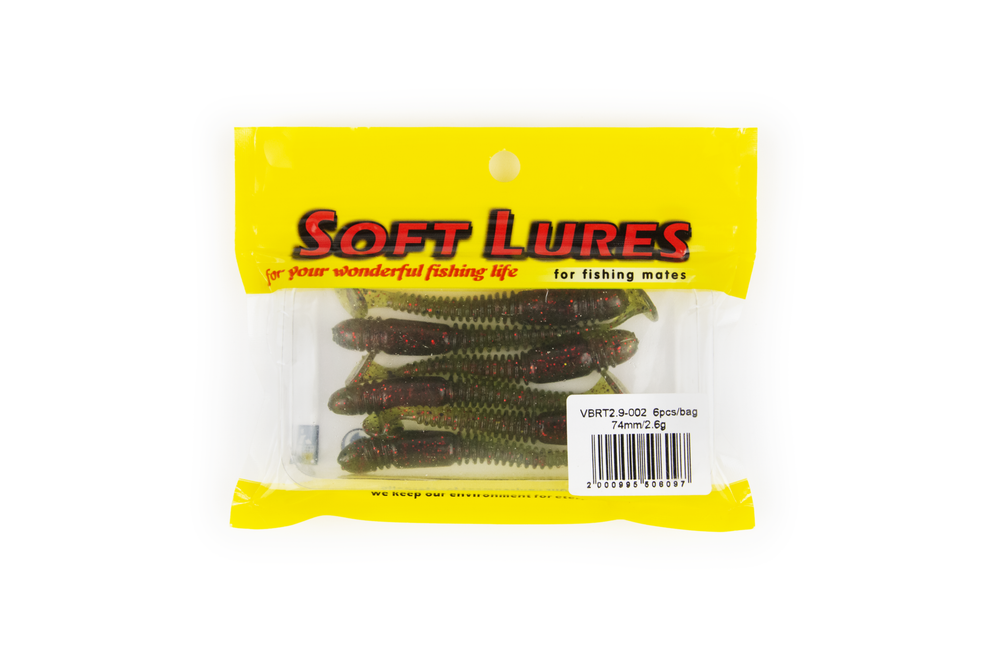 Виброхвост шумовой Soft Lures (74мм, 2.6гр)