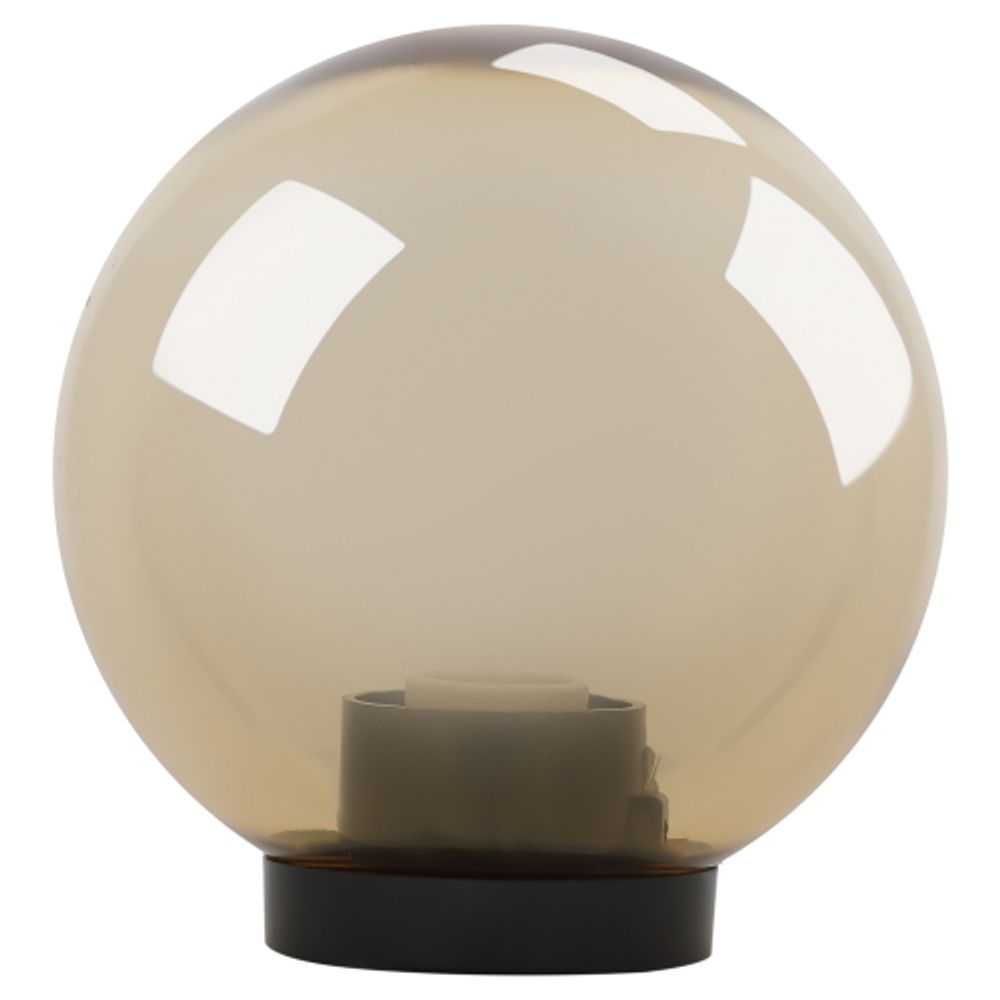 Садово-парковый светильник ЭРА НТУ 01-60-203 шар золотистый на опору / кронштейн IP44 Е27 max60Вт d200mm