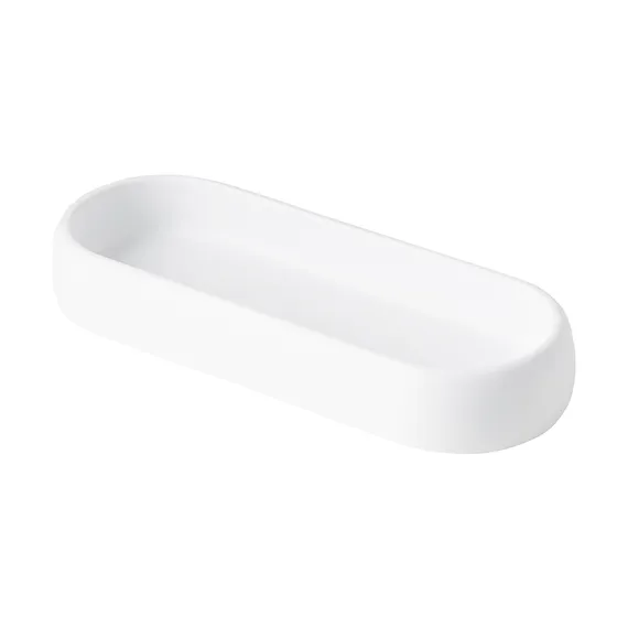 Подставка для ванных принадлежностей slim, белая, малая